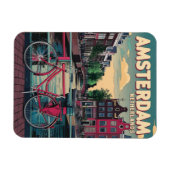 Reizen Amsterdam holland fietsen  geschenken Magneet (Horizontaal)