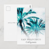 *~* Reizen AP25 personaliseer Abstracte handpalm v Briefkaart (Voorkant / Achterkant)