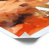 Reizen Arizona, Cowboy te paard Perfect Poster (Hoek)