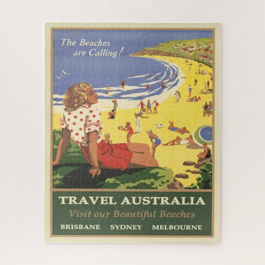 Reizen Australië De stranden bellen Legpuzzel (Verticaal)