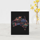 Reizen Australië Kaart Sydney Australische Vakanti (Gele Bloem)