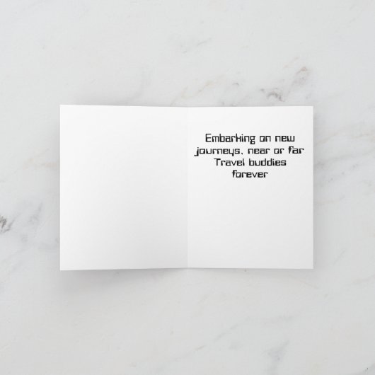 Reizen avonturen samen kaart (Binnen)