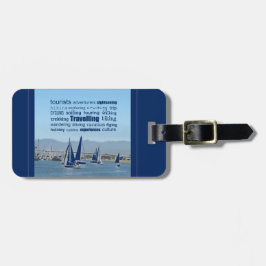 Reizen Avonturen Woord Plezier Bagagelabel