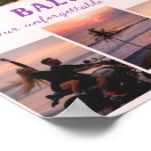 Reizen Avontuur Foto Familie Collage Poster (Hoek)