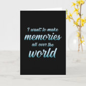 Reizen Avontuur Reizen Citaten Offerte cadeau idee Kaart (Gele Bloem)