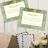 Reizen Baby shower Raad de Bump Game Informatiekaartje