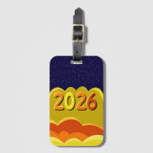 Reizen bagagelabel (Voorkant (verticaal))