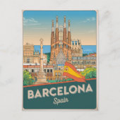 Reizen  barcelona sagrada familia geschenken briefkaart (Voorkant)