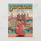 Reizen  barcelona sagrada familia geschenken briefkaart (Voorkant)