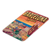 Reizen  barcelona sagrada familia geschenken magneet (Linkerzijde)