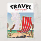 Reizen Bekijk de wereld Briefkaart (Voorkant)