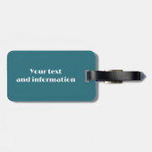 Reizen Berg Zonsondergang Retro Buitenleven Bagagelabel (Achterkant horizontaal)