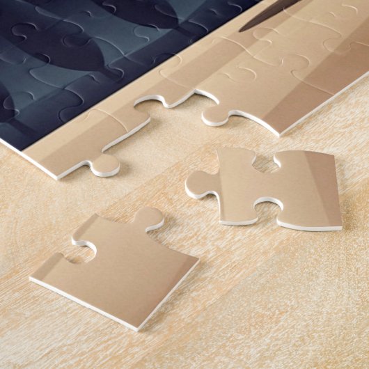 Reizen bij nacht legpuzzel (Zijkant)