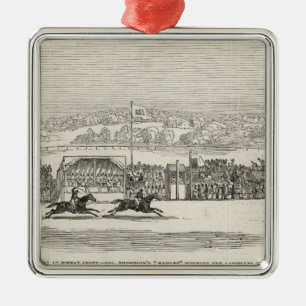 Reizen bij tarwevlot: Kol. Thompson's "Hamlet" Metalen Ornament