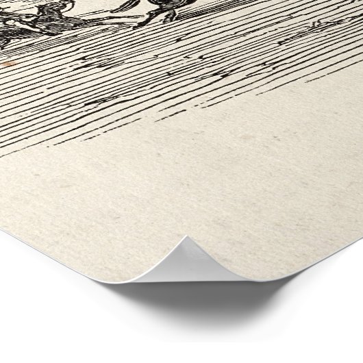 Reizen bij Wheat Croft: kolonel Thompson's 'Hamlet Poster (Hoek)