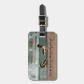 Reizen Blaast Mijn Geest Duck Bagagelabel (Voorkant verticaal)