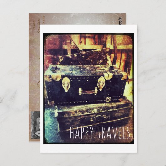 reizen briefkaart (Voorkant / Achterkant)