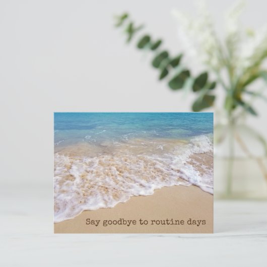 Reizen Briefkaart Ocean Beach (Staand voorkant)