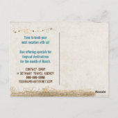 Reizen Briefkaart Ocean Beach (Achterkant)