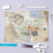 Reizen Briefkaarten Weefselpapier Tissuepapier (Craft)