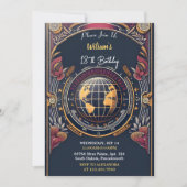 Reizen Cabine Strand Bestemming 18e Verjaardag Kaart (Voorkant)