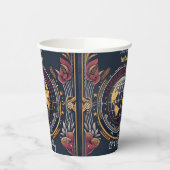 Reizen Cabine Strand Bestemming 18e Verjaardag Papieren Bekers (Links)