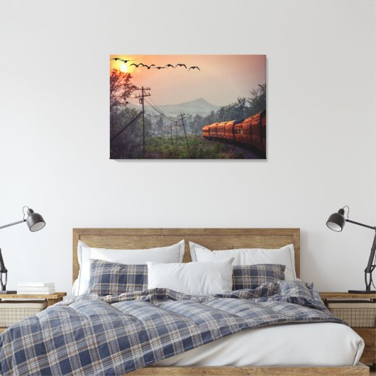 Reizen Canvas Afdruk (Insitu (Slaapkamer))