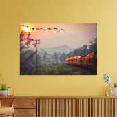 Reizen Canvas Afdruk (Insitu (Woonkamer))