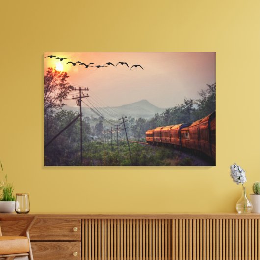 Reizen Canvas Afdruk (Insitu (Woonkamer))