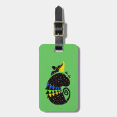 Reizen - Cool ARMADILLO - Natuur - Groen Bagagelabel (Voorkant verticaal)