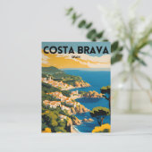 Reizen Costa Brava Spanje Briefkaart (Staand voorkant)
