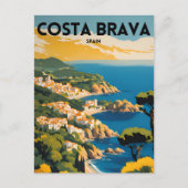 Reizen Costa Brava Spanje Briefkaart (Voorkant)