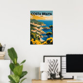 Reizen Costa Brava Spanje Poster (Thuiskantoor)
