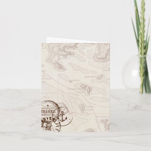 Reizen Cruise Paspoort Bestemming Bruiloft (Achterkant)