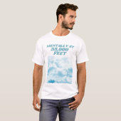 Reizen Daydreamer Gift Clouds T-shirt (Voorkant volledig)