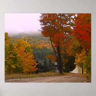 "REIZEN DE ACHTERWEGEN / HERFST KLEUR" POSTER