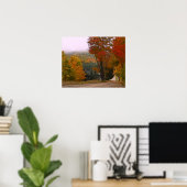 "REIZEN DE ACHTERWEGEN / HERFST KLEUR" POSTER (Thuiskantoor)