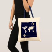 reizen de wereld tote bag (Voorkant (product))