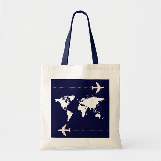 reizen de wereld tote bag (Voorkant)