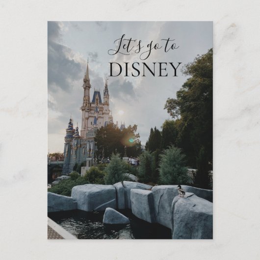 Reizen Disney Briefkaart - Magic Kingdom Castle (Voorkant)