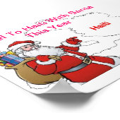 REIZEN DIT JAAR NAAR HAÏTI MET SANTA POSTER (Hoek)