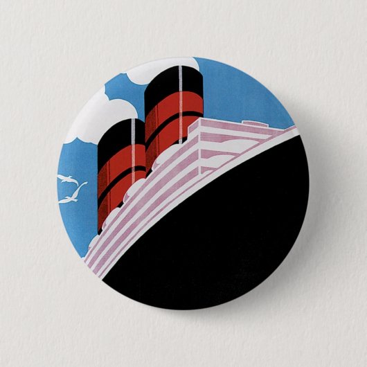 Reizen door CA en Unielijnen Ronde Button 5,7 Cm (Voorkant)