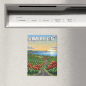 Reizen door de stad Michigan Magneet (Insitu (Vaatwasser))