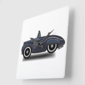 Reizen door de tijd vierkante klok (Hoek)