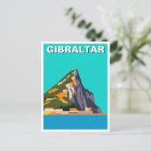 Reizen door Gibraltar Abstracte kunst Briefkaart (Staand voorkant)