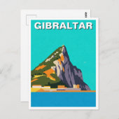 Reizen door Gibraltar Abstracte kunst Briefkaart (Voorkant / Achterkant)
