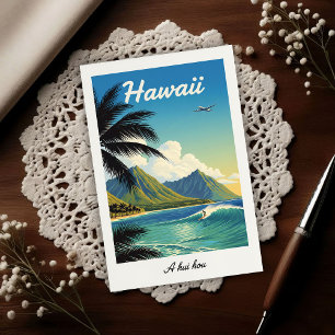Reizen door Hawaï in de jaren 60 Briefkaart