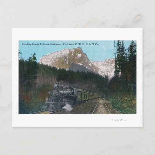 Reizen door het noordwesten briefkaart (Voorkant)