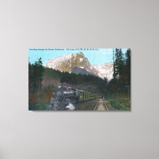 Reizen door het noordwesten canvas afdruk (Voorkant)