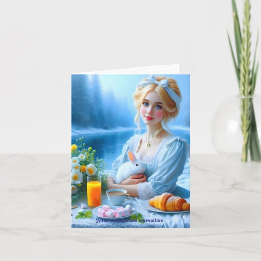 reizen door het Wonderland - Bedankkaart (Voorkant)